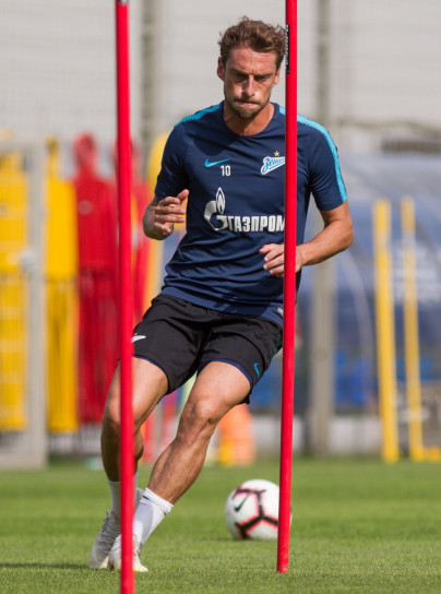 Первая тренировка Клаудио Маркизио