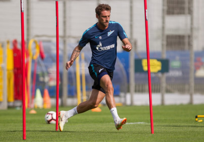 Первая тренировка Клаудио Маркизио