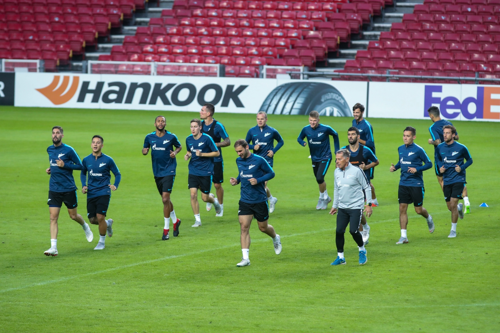 Открытая тренировка «Зенита» перед матчем с «Копенгагеном»