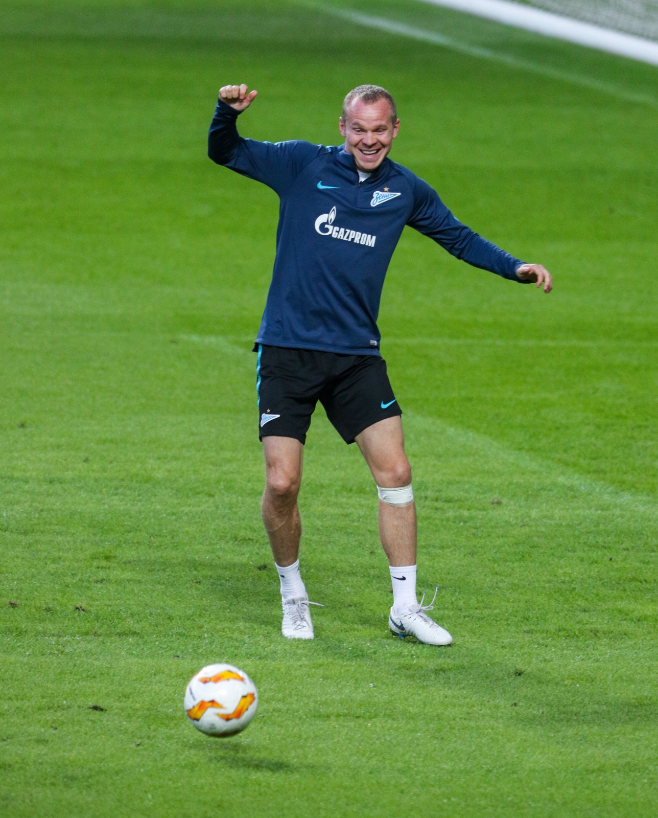 Открытая тренировка «Зенита» перед матчем с «Копенгагеном»