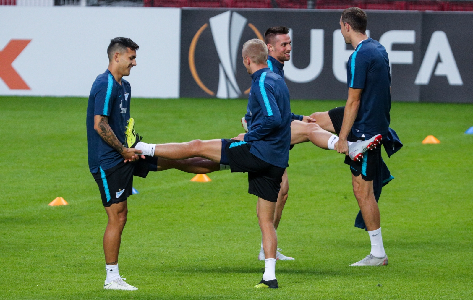 Открытая тренировка «Зенита» перед матчем с «Копенгагеном»