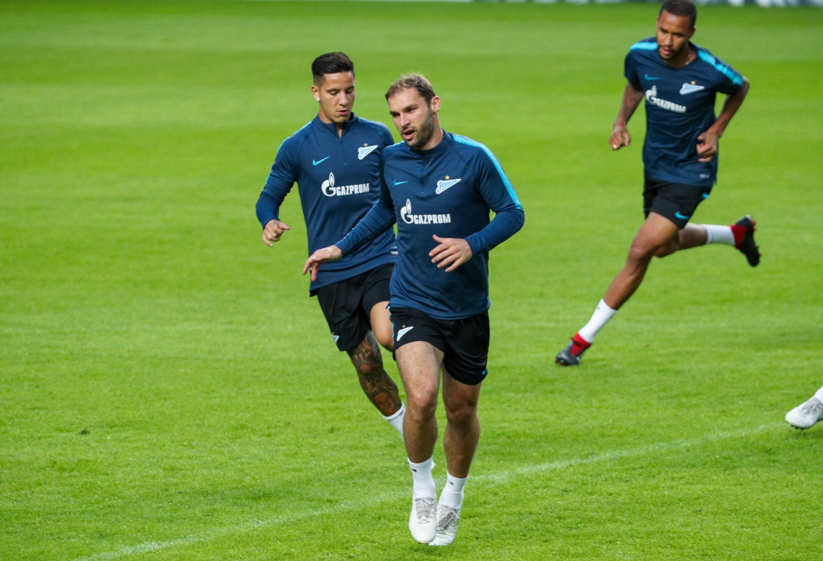 Открытая тренировка «Зенита» перед матчем с «Копенгагеном»