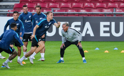 Открытая тренировка «Зенита» перед матчем с «Копенгагеном»