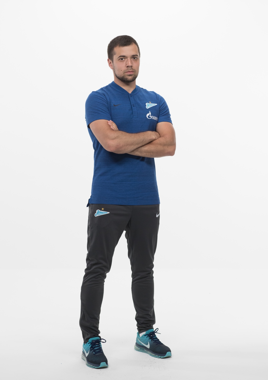 Фотосессия футболистов и тренеров основного состава ФК «Зенит» сезона 2018/19