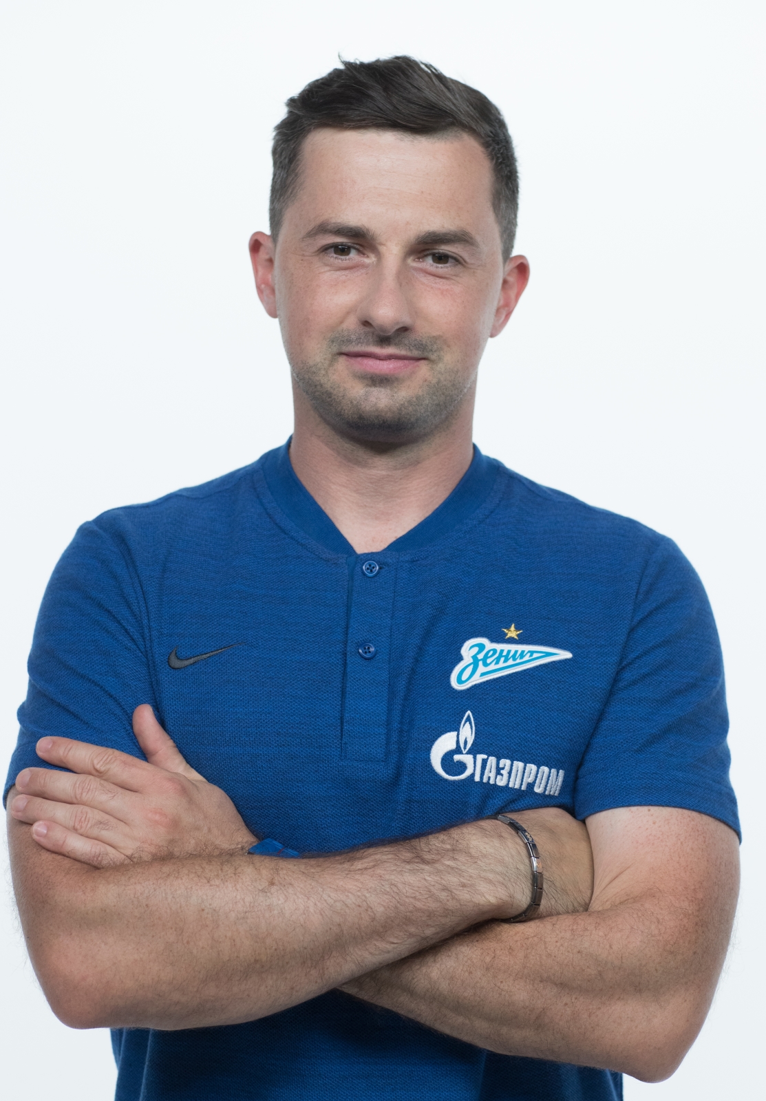 Фотосессия футболистов и тренеров основного состава ФК «Зенит» сезона 2018/19