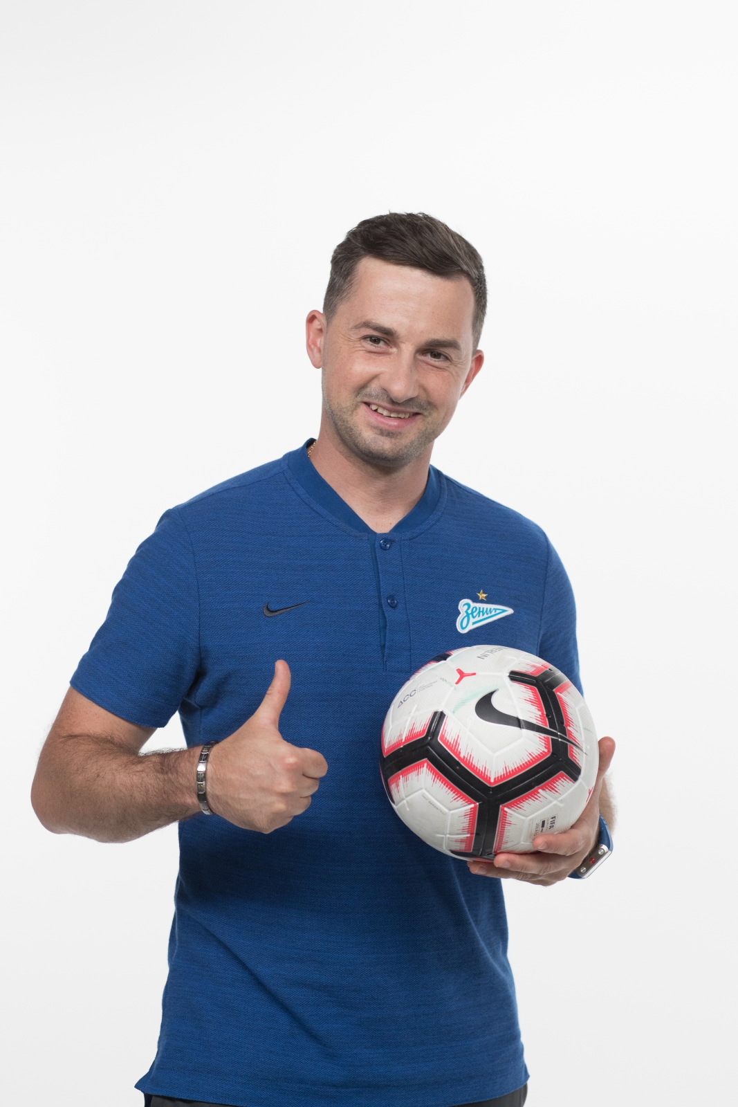 Фотосессия футболистов и тренеров основного состава ФК «Зенит» сезона 2018/19