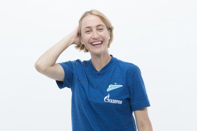 Фотосессия футболистов и тренеров основного состава ФК «Зенит» сезона 2018/19