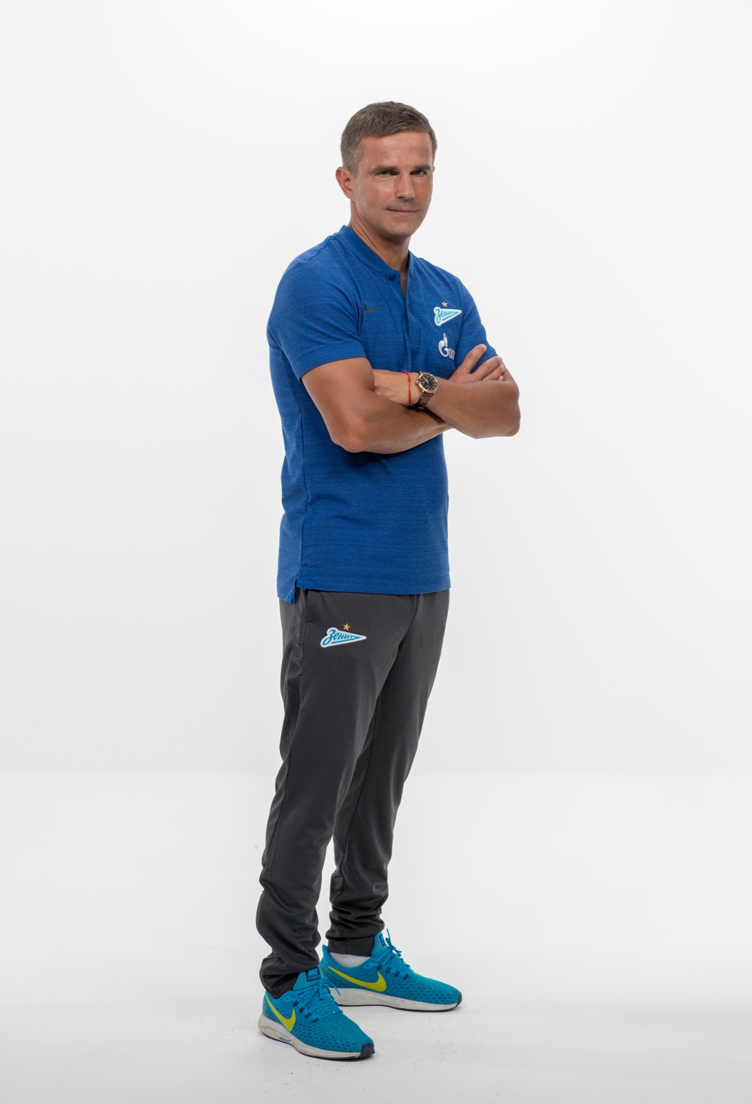 Фотосессия футболистов и тренеров основного состава ФК «Зенит» сезона 2018/19