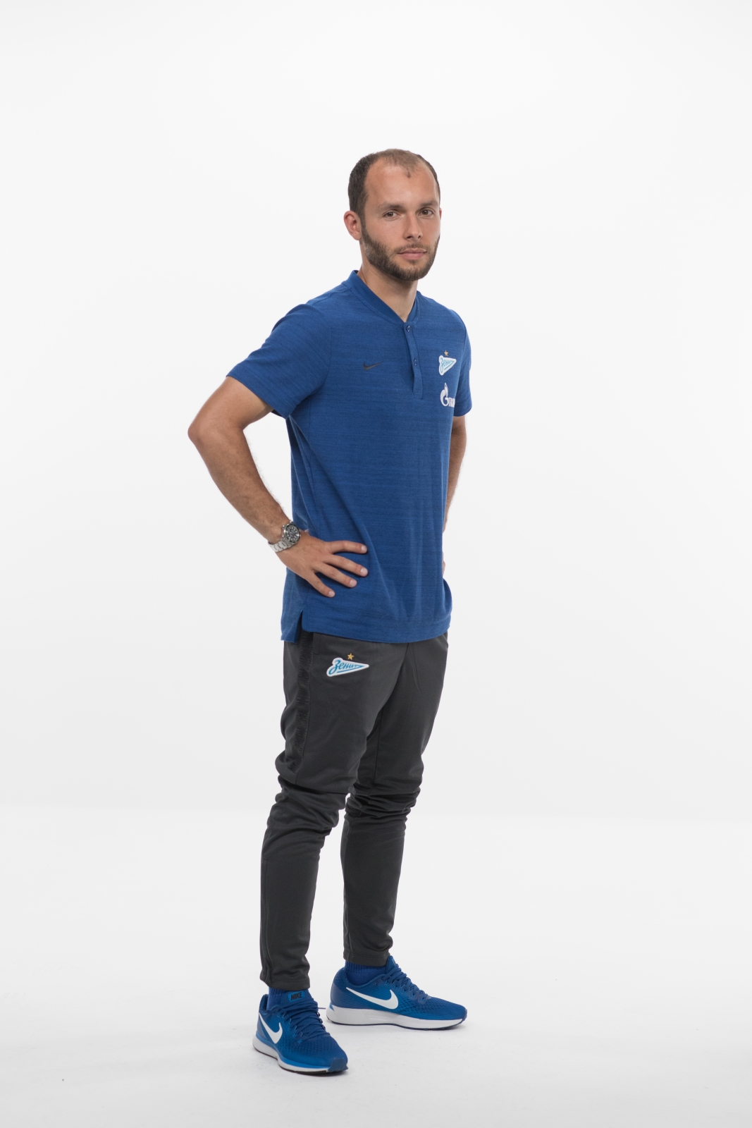 Фотосессия футболистов и тренеров основного состава ФК «Зенит» сезона 2018/19