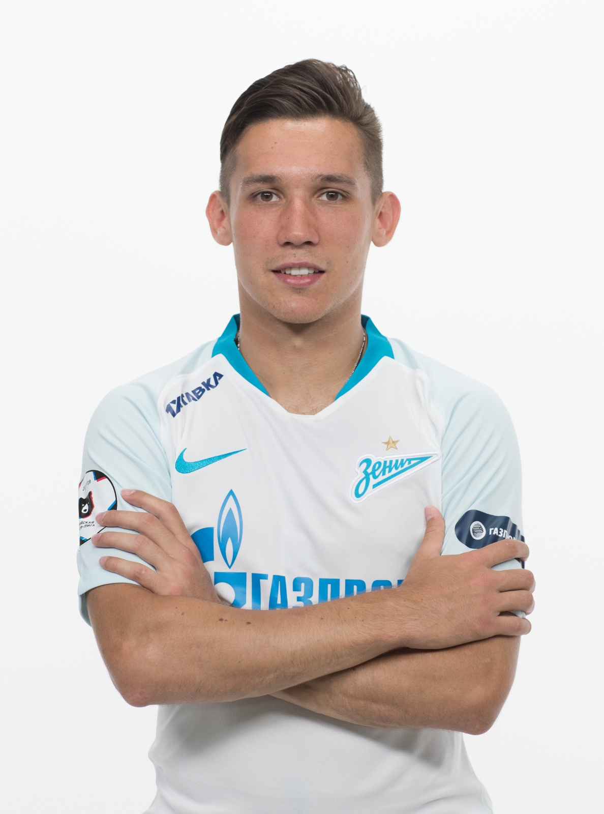 Фотосессия футболистов и тренеров основного состава ФК «Зенит» сезона 2018/19