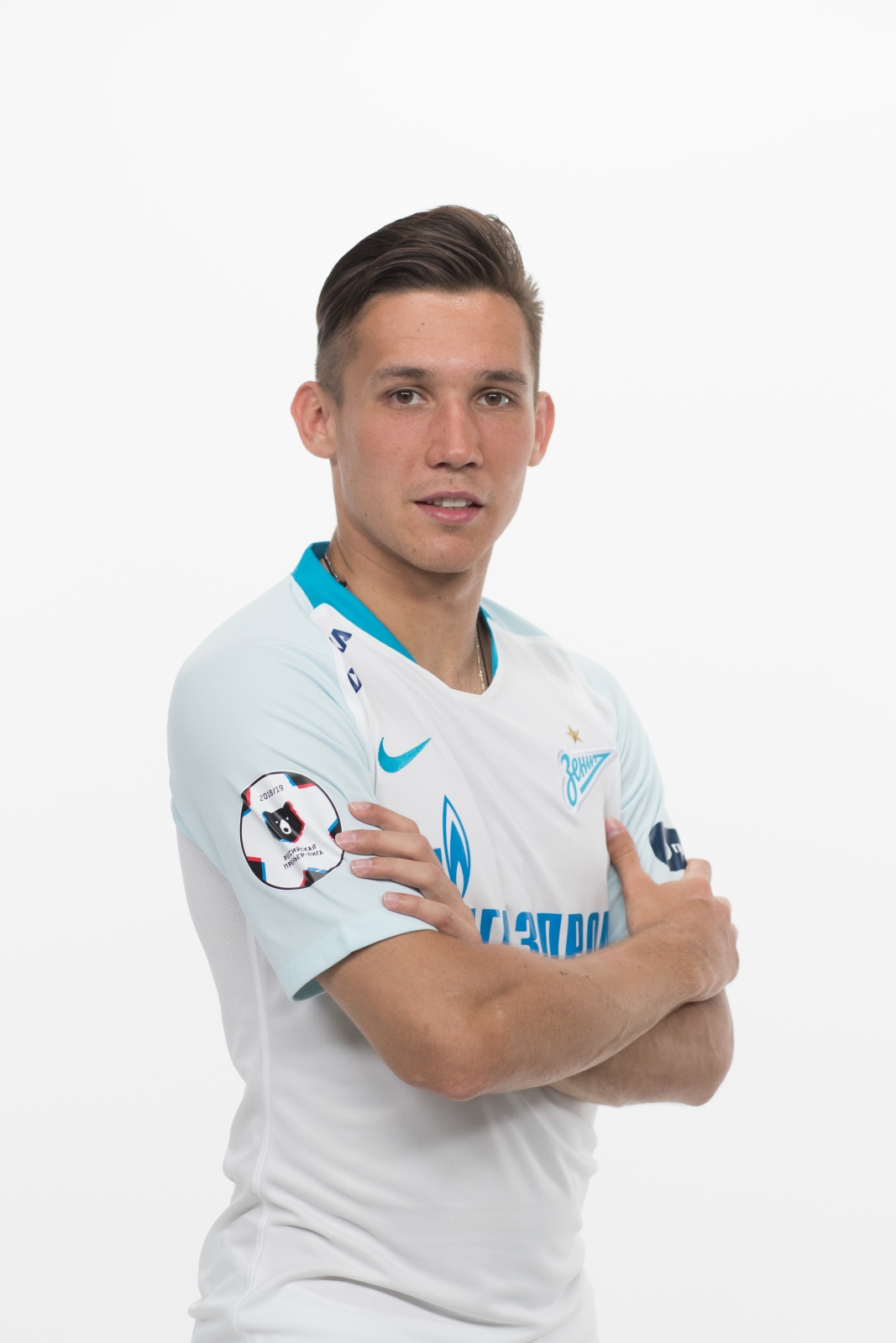 Фотосессия футболистов и тренеров основного состава ФК «Зенит» сезона 2018/19