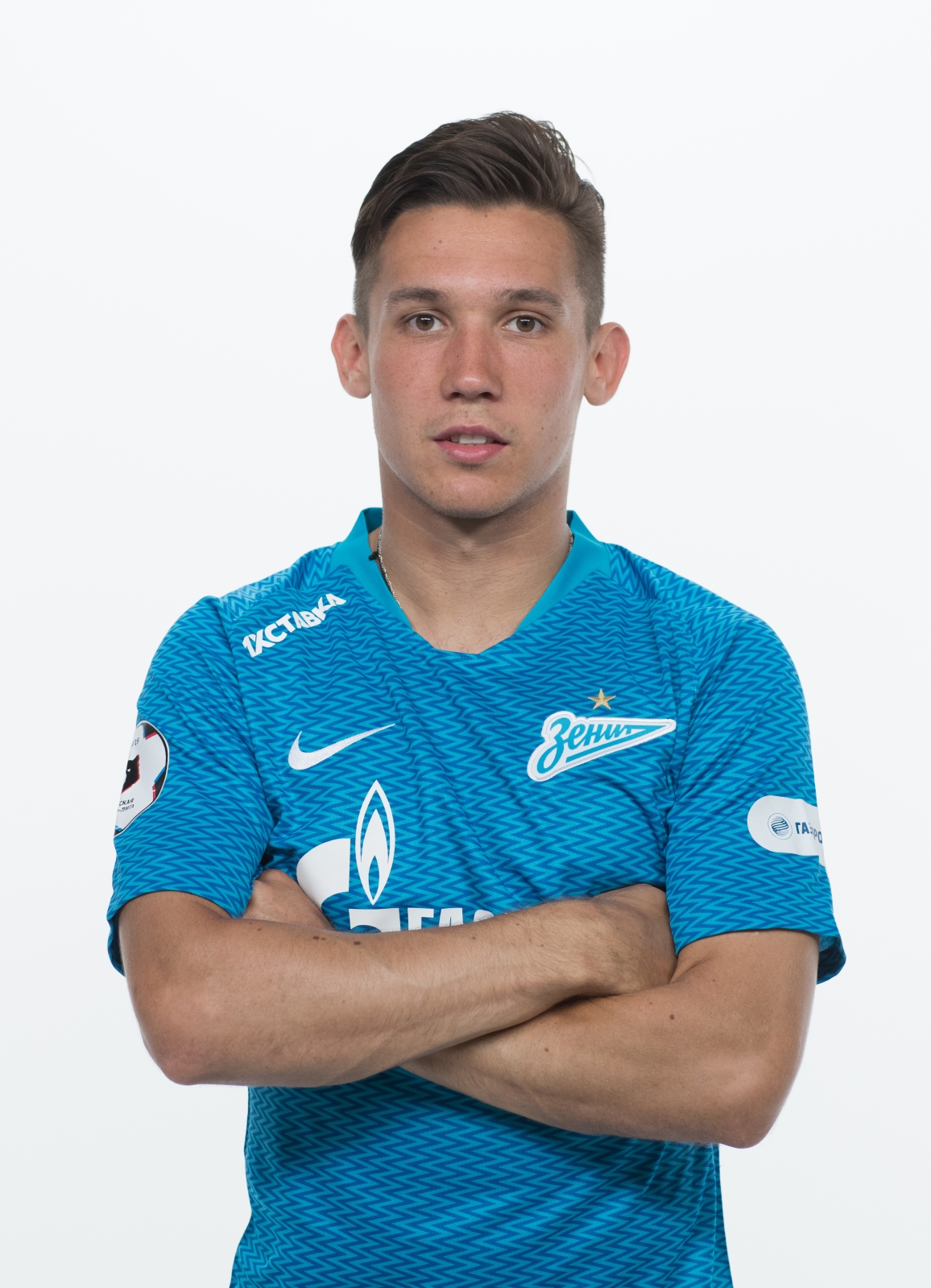 Фотосессия футболистов и тренеров основного состава ФК «Зенит» сезона 2018/19