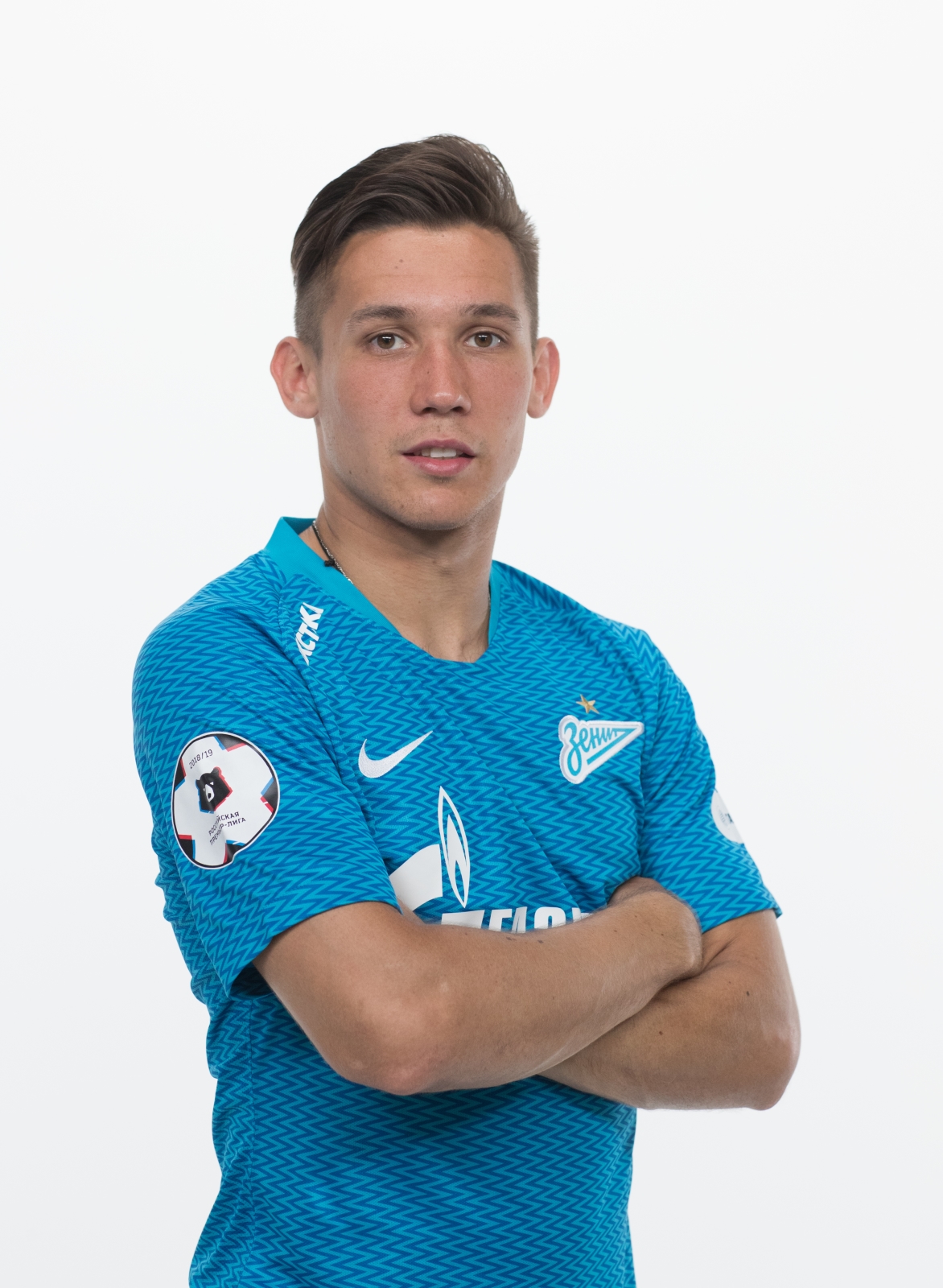 Фотосессия футболистов и тренеров основного состава ФК «Зенит» сезона 2018/19