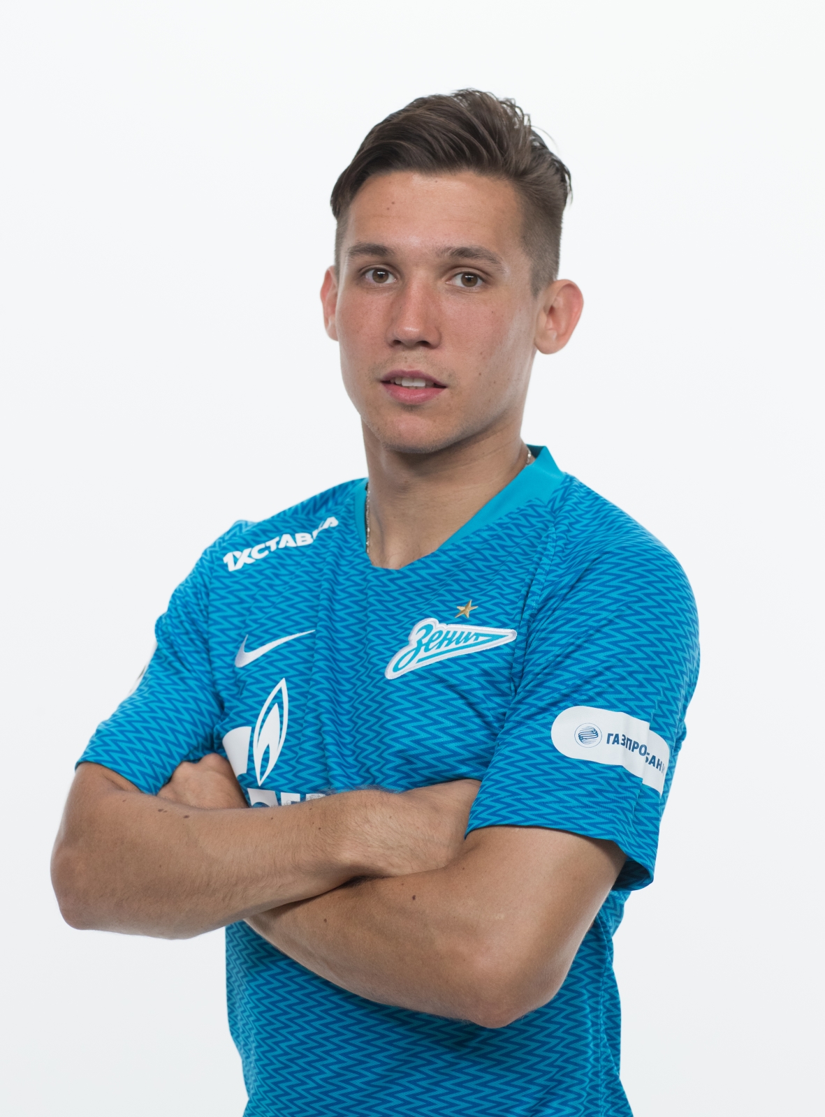 Фотосессия футболистов и тренеров основного состава ФК «Зенит» сезона 2018/19