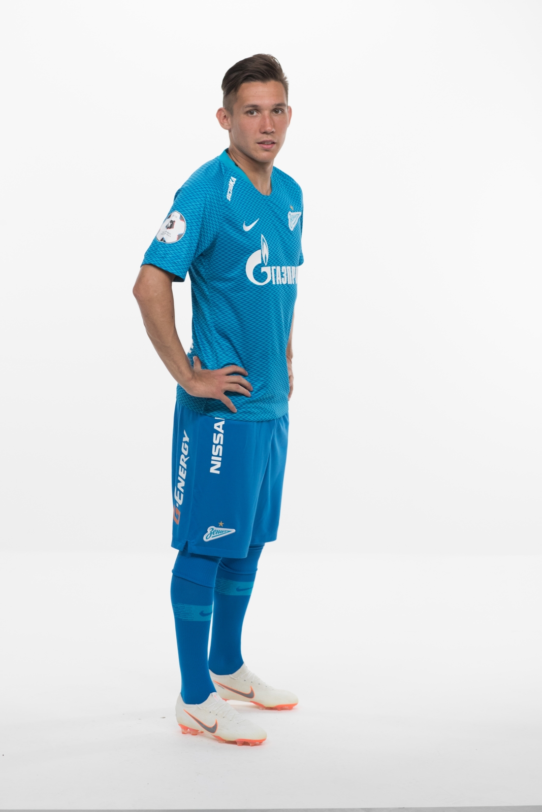 Фотосессия футболистов и тренеров основного состава ФК «Зенит» сезона 2018/19