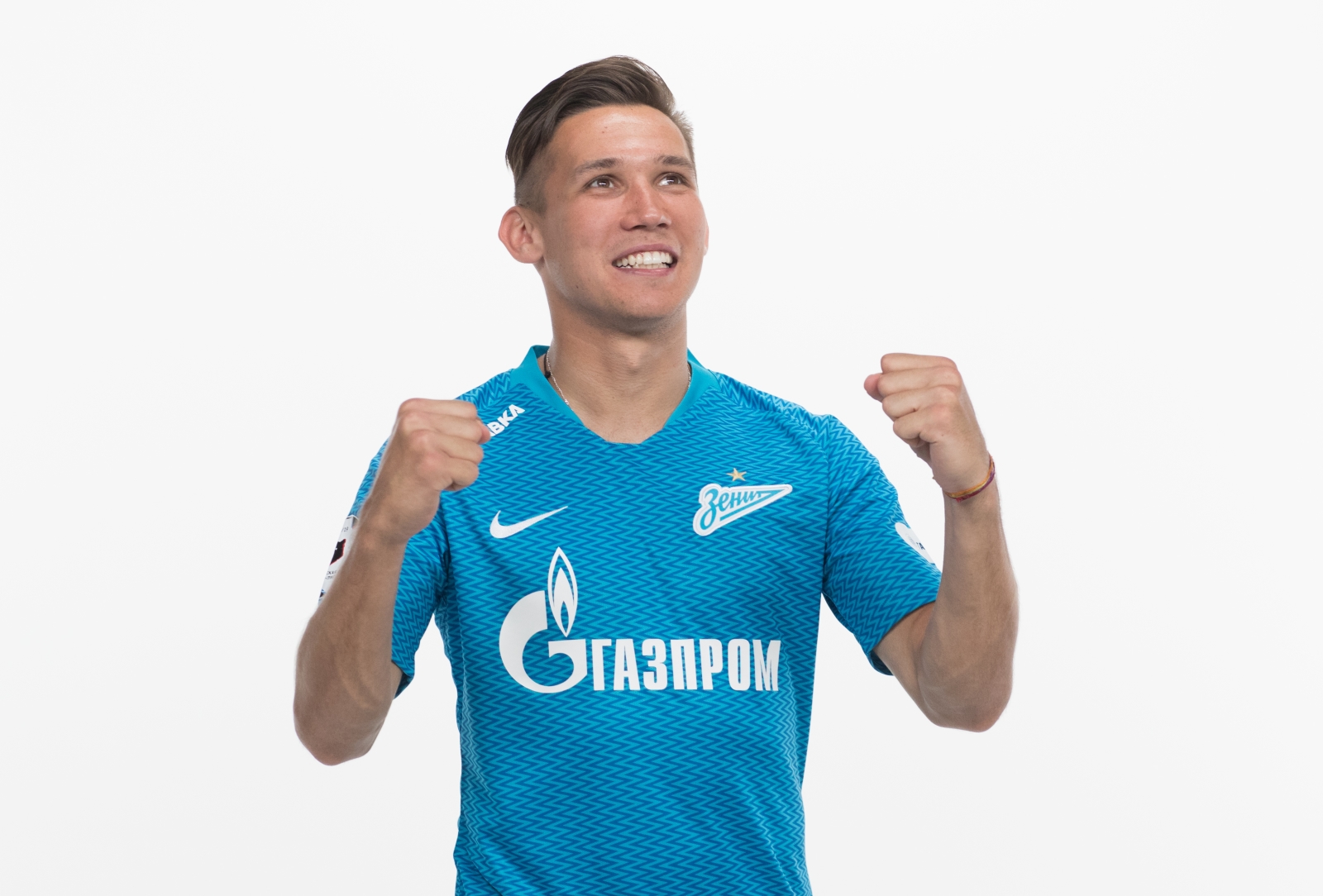 Фотосессия футболистов и тренеров основного состава ФК «Зенит» сезона 2018/19