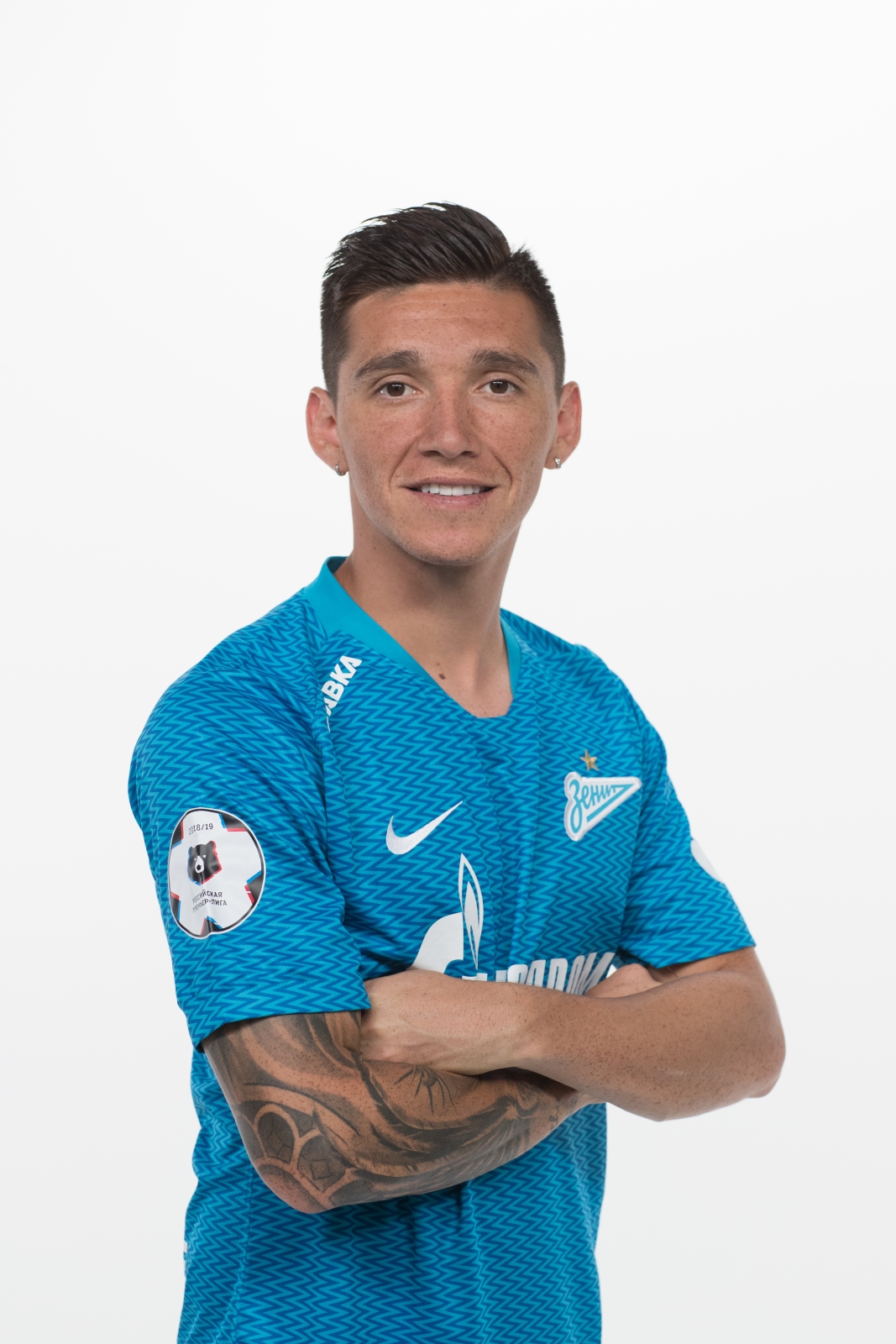 Фотосессия футболистов и тренеров основного состава ФК «Зенит» сезона 2018/19