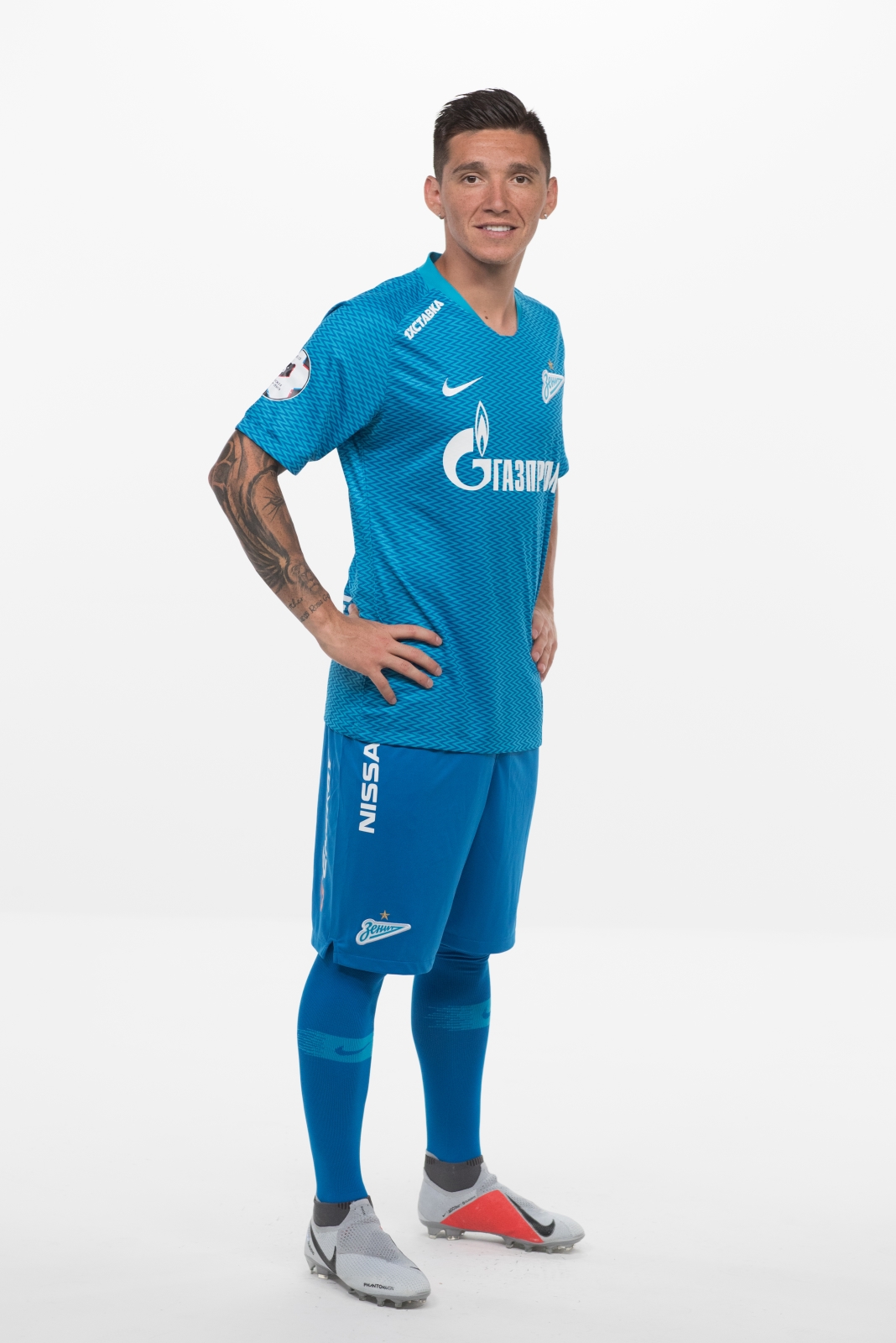 Фотосессия футболистов и тренеров основного состава ФК «Зенит» сезона 2018/19