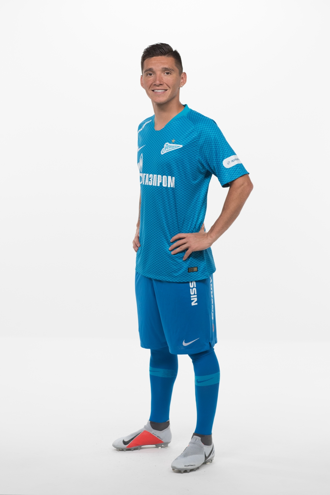 Фотосессия футболистов и тренеров основного состава ФК «Зенит» сезона 2018/19