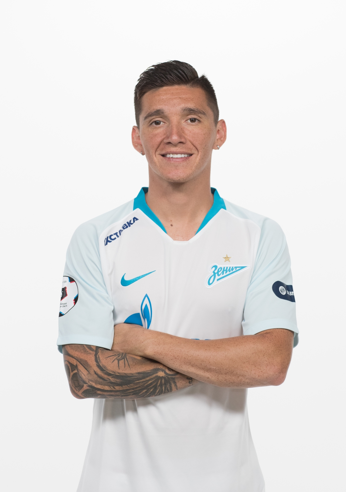 Фотосессия футболистов и тренеров основного состава ФК «Зенит» сезона 2018/19