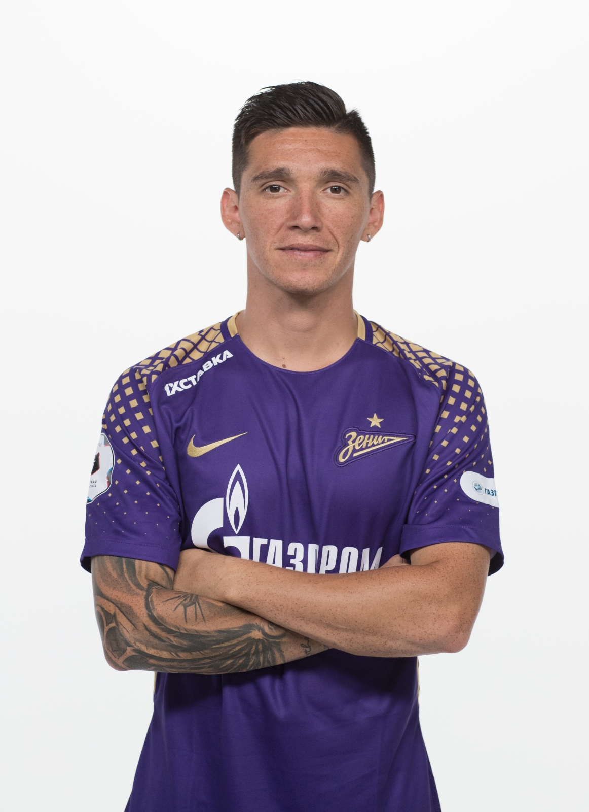 Фотосессия футболистов и тренеров основного состава ФК «Зенит» сезона 2018/19