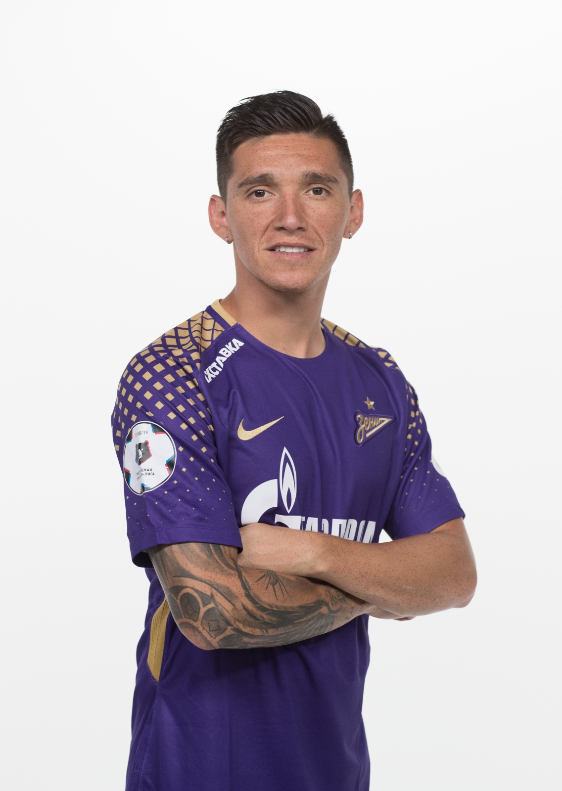 Фотосессия футболистов и тренеров основного состава ФК «Зенит» сезона 2018/19