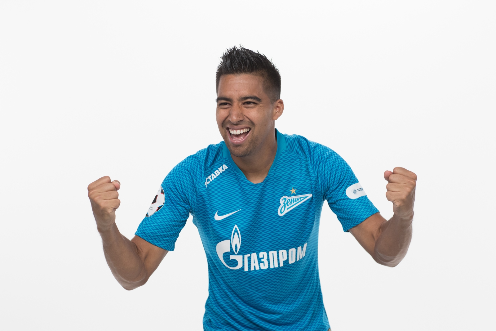 Фотосессия футболистов и тренеров основного состава ФК «Зенит» сезона 2018/19