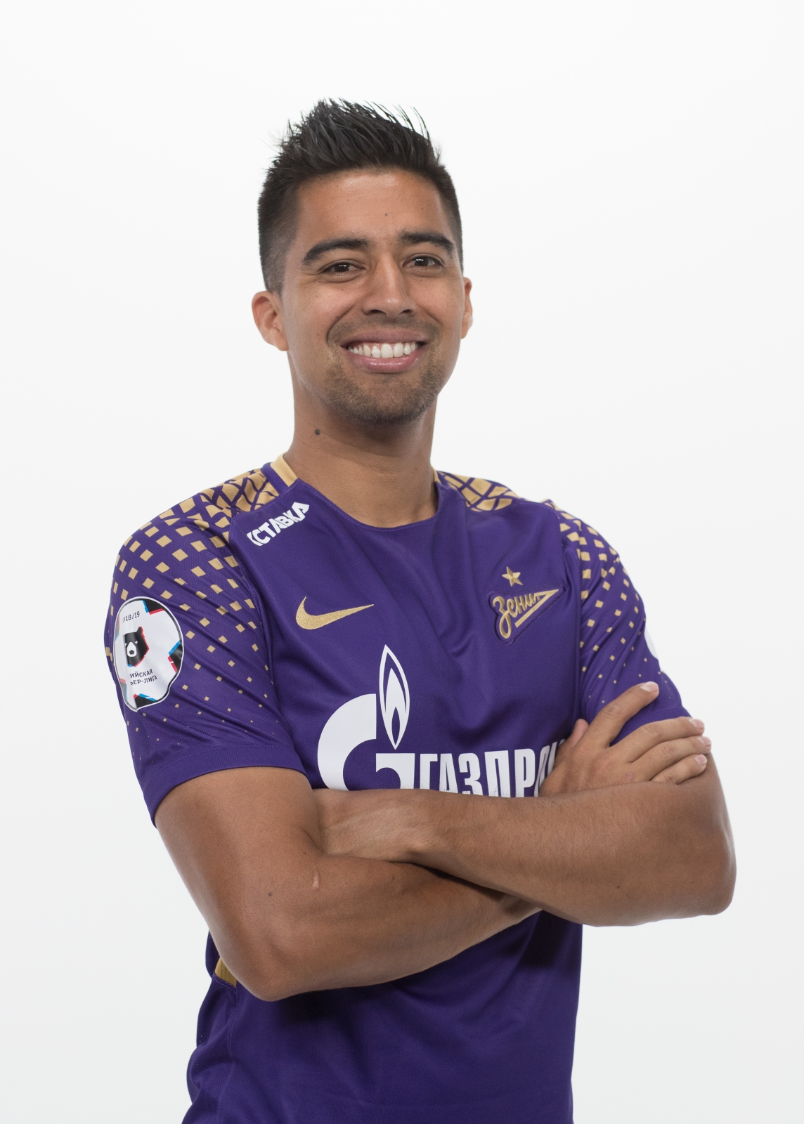 Фотосессия футболистов и тренеров основного состава ФК «Зенит» сезона 2018/19