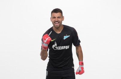 Фотосессия футболистов и тренеров основного состава ФК «Зенит» сезона 2018/19