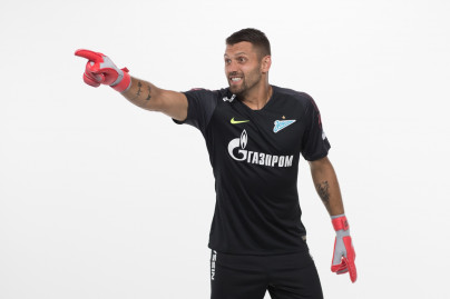 Фотосессия футболистов и тренеров основного состава ФК «Зенит» сезона 2018/19