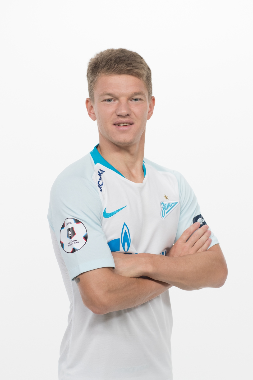 Фотосессия футболистов и тренеров основного состава ФК «Зенит» сезона 2018/19