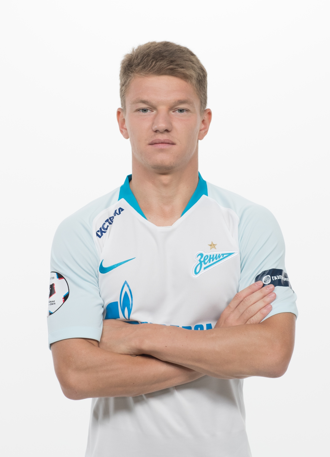 Фотосессия футболистов и тренеров основного состава ФК «Зенит» сезона 2018/19