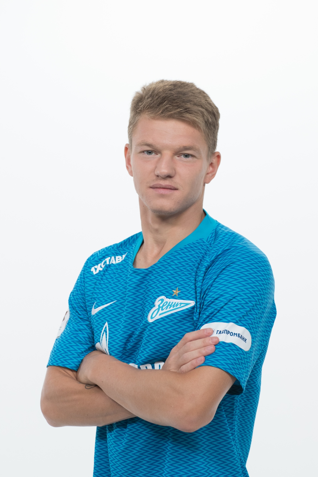 Фотосессия футболистов и тренеров основного состава ФК «Зенит» сезона 2018/19