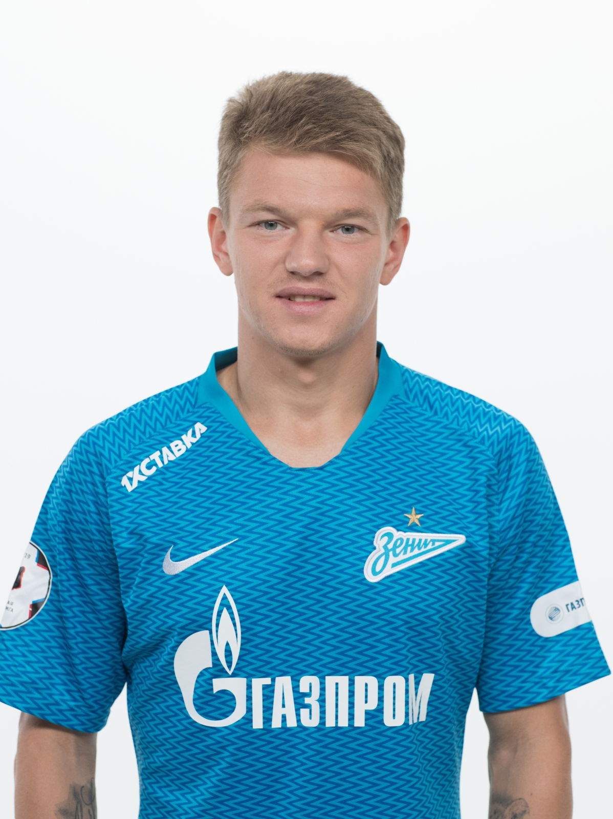 Фотосессия футболистов и тренеров основного состава ФК «Зенит» сезона 2018/19