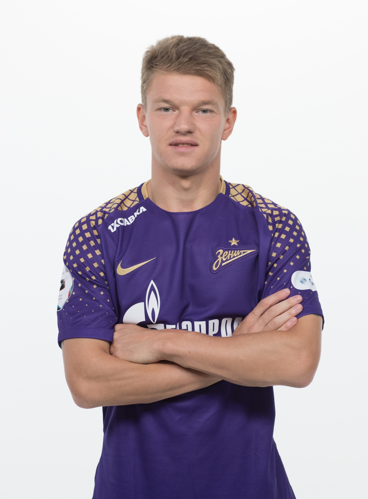 Фотосессия футболистов и тренеров основного состава ФК «Зенит» сезона 2018/19