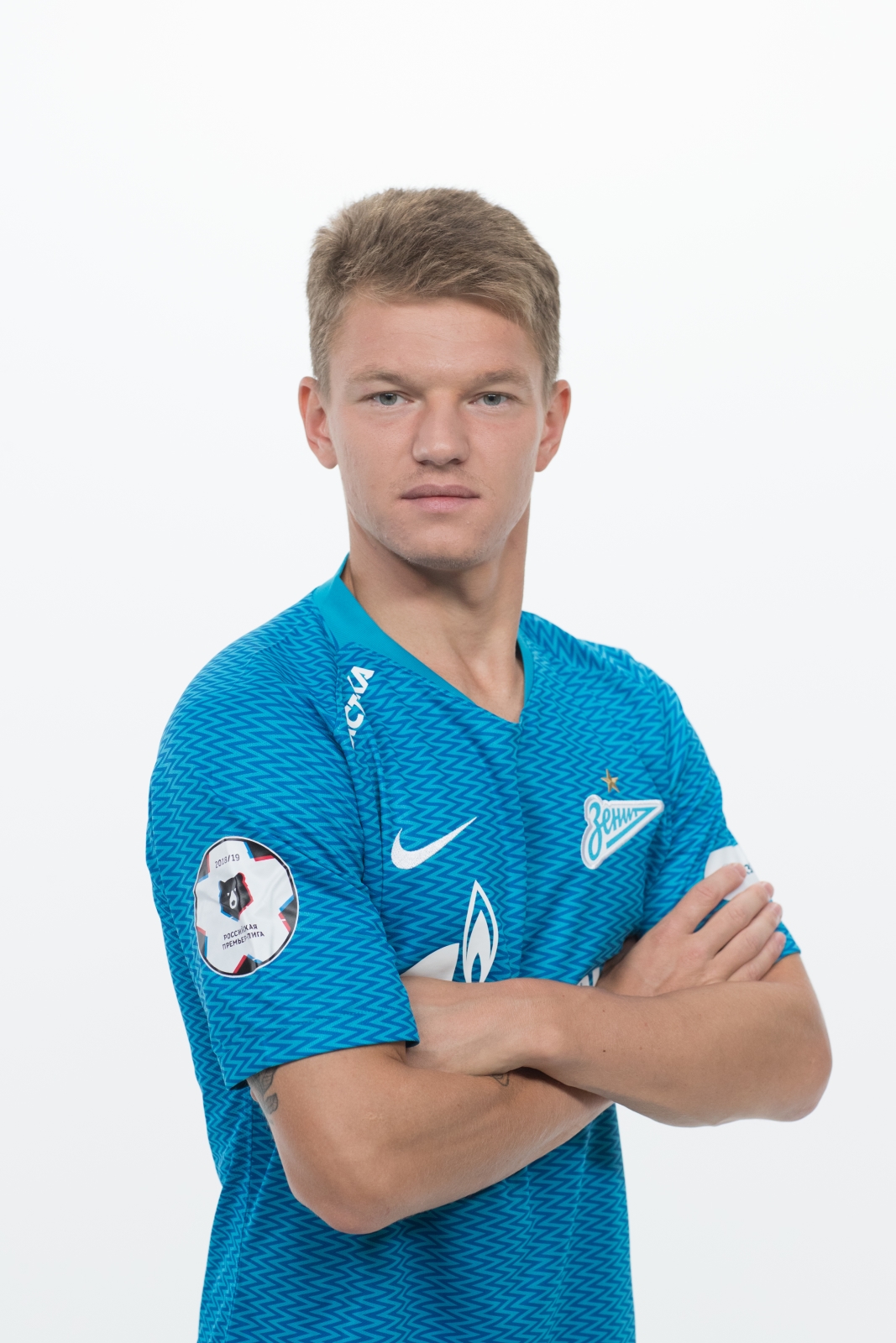 Фотосессия футболистов и тренеров основного состава ФК «Зенит» сезона 2018/19