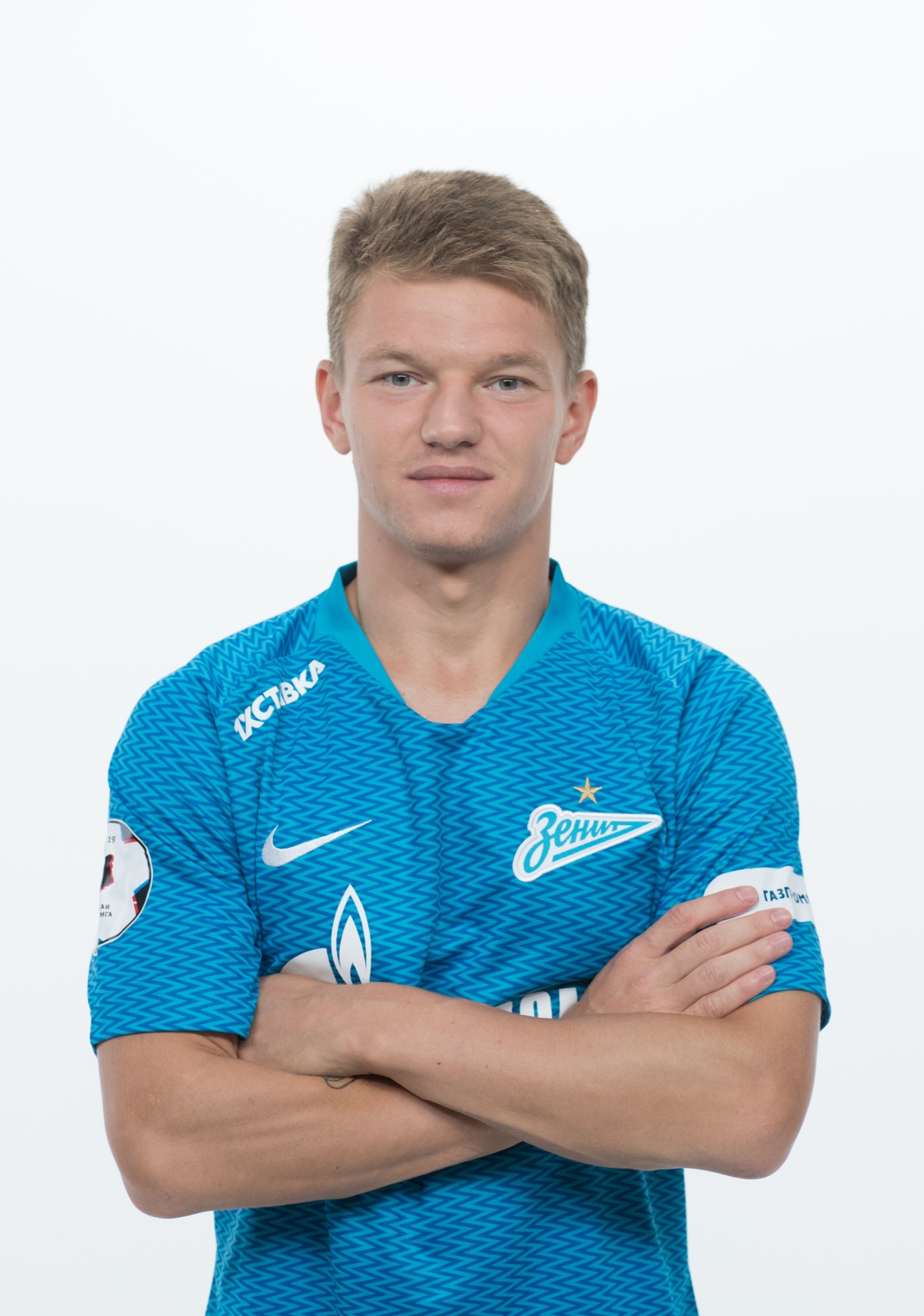 Фотосессия футболистов и тренеров основного состава ФК «Зенит» сезона 2018/19