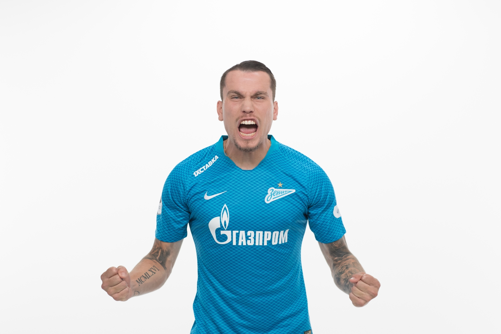 Фотосессия футболистов и тренеров основного состава ФК «Зенит» сезона 2018/19