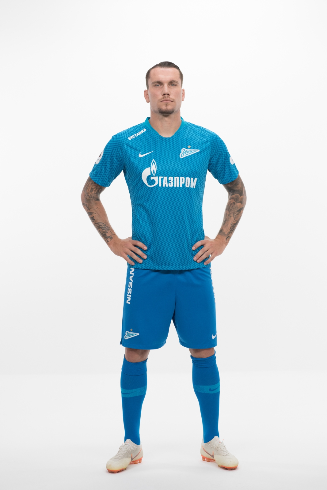 Фотосессия футболистов и тренеров основного состава ФК «Зенит» сезона 2018/19