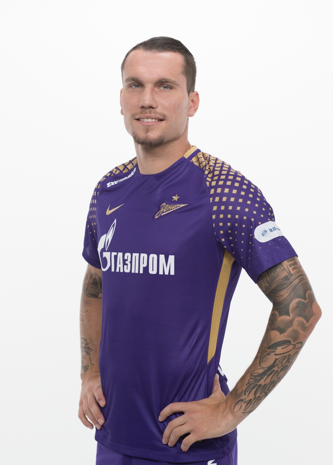 Фотосессия футболистов и тренеров основного состава ФК «Зенит» сезона 2018/19