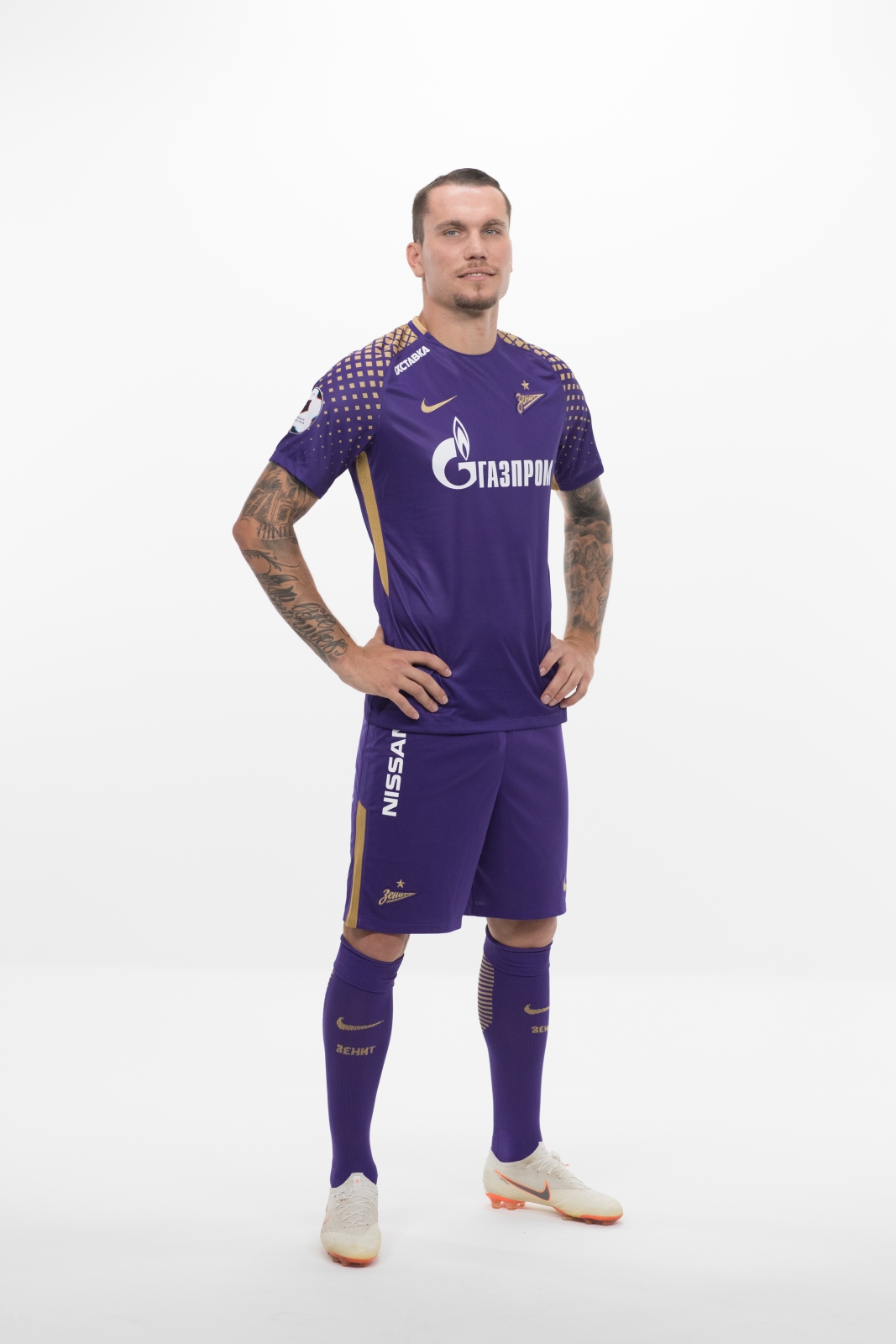 Фотосессия футболистов и тренеров основного состава ФК «Зенит» сезона 2018/19