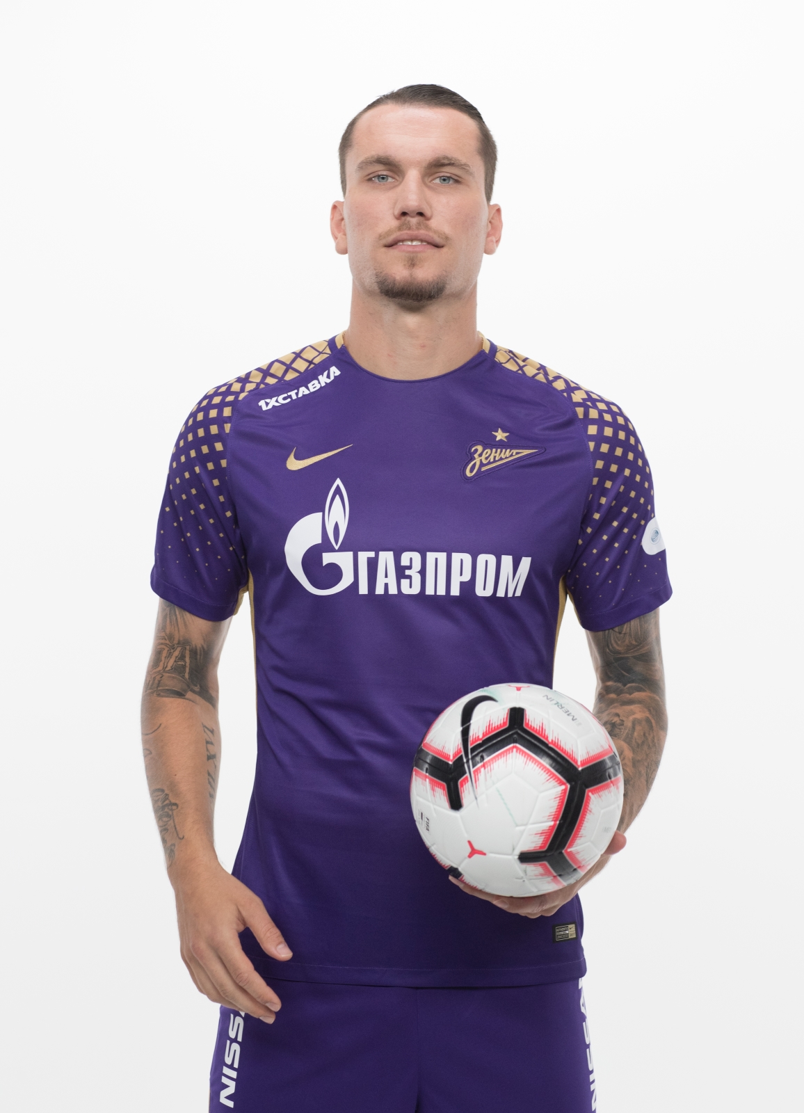 Фотосессия футболистов и тренеров основного состава ФК «Зенит» сезона 2018/19