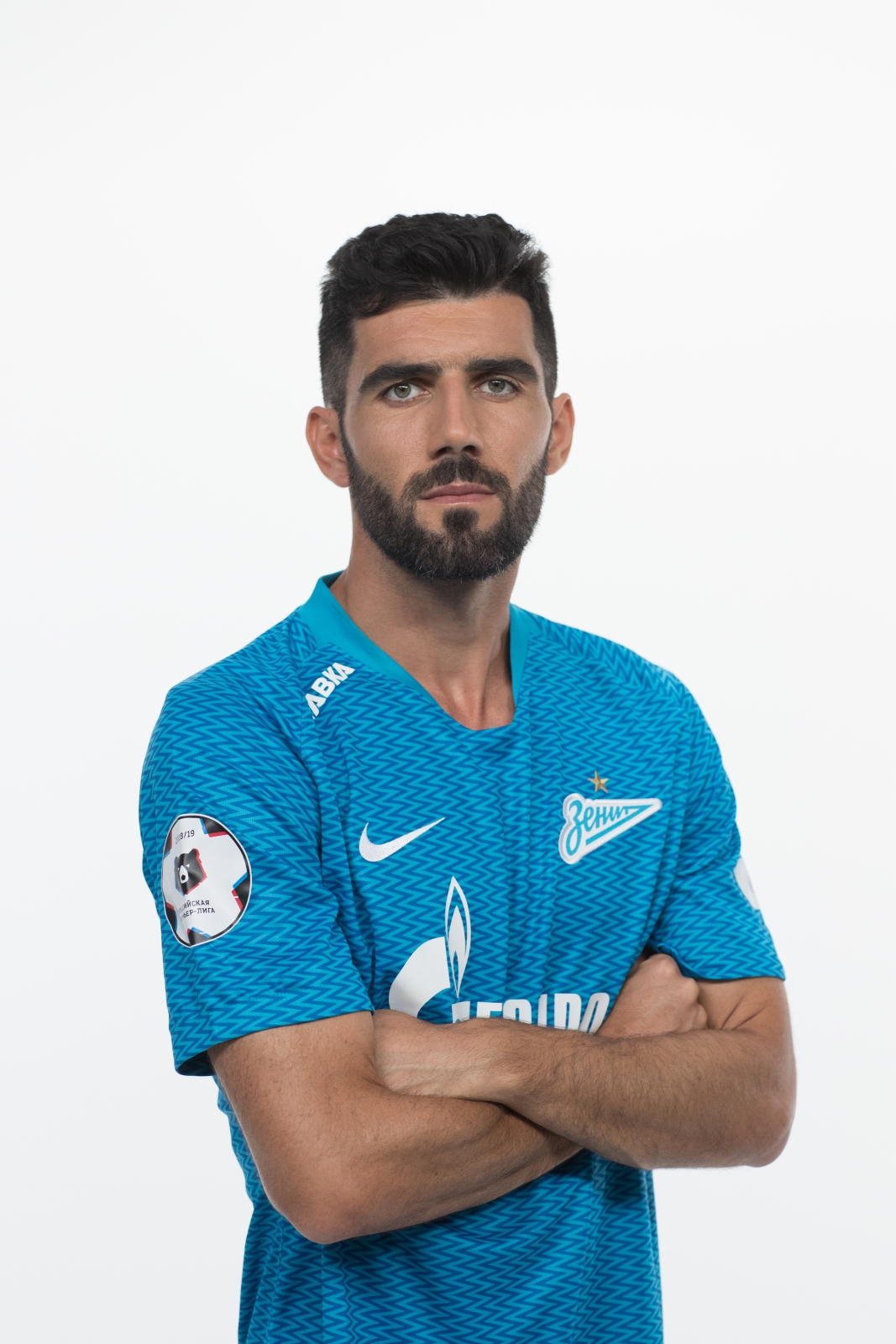 Фотосессия футболистов и тренеров основного состава ФК «Зенит» сезона 2018/19