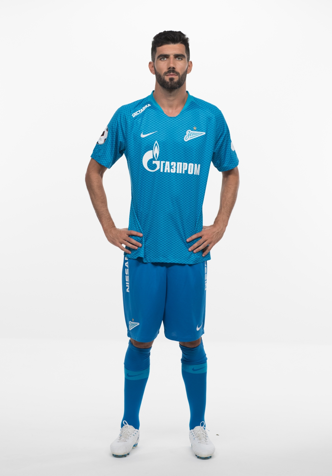 Фотосессия футболистов и тренеров основного состава ФК «Зенит» сезона 2018/19