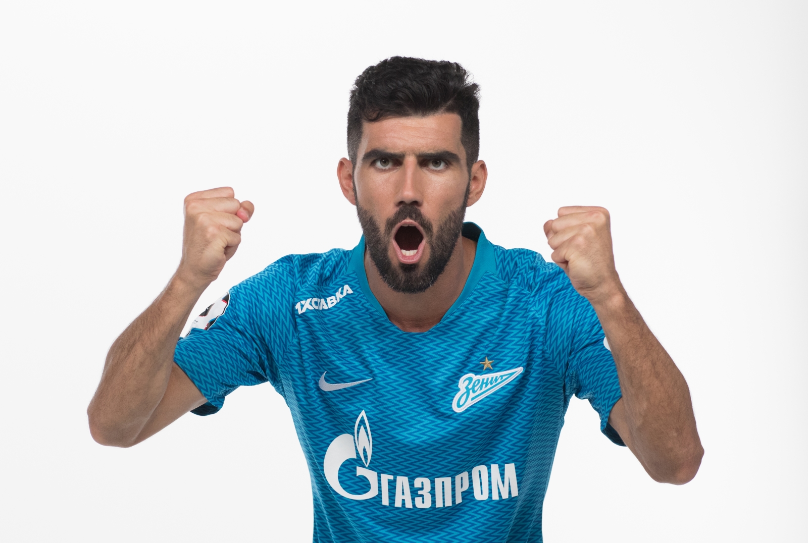 Фотосессия футболистов и тренеров основного состава ФК «Зенит» сезона 2018/19