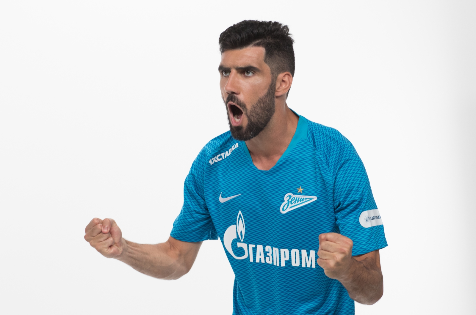 Фотосессия футболистов и тренеров основного состава ФК «Зенит» сезона 2018/19