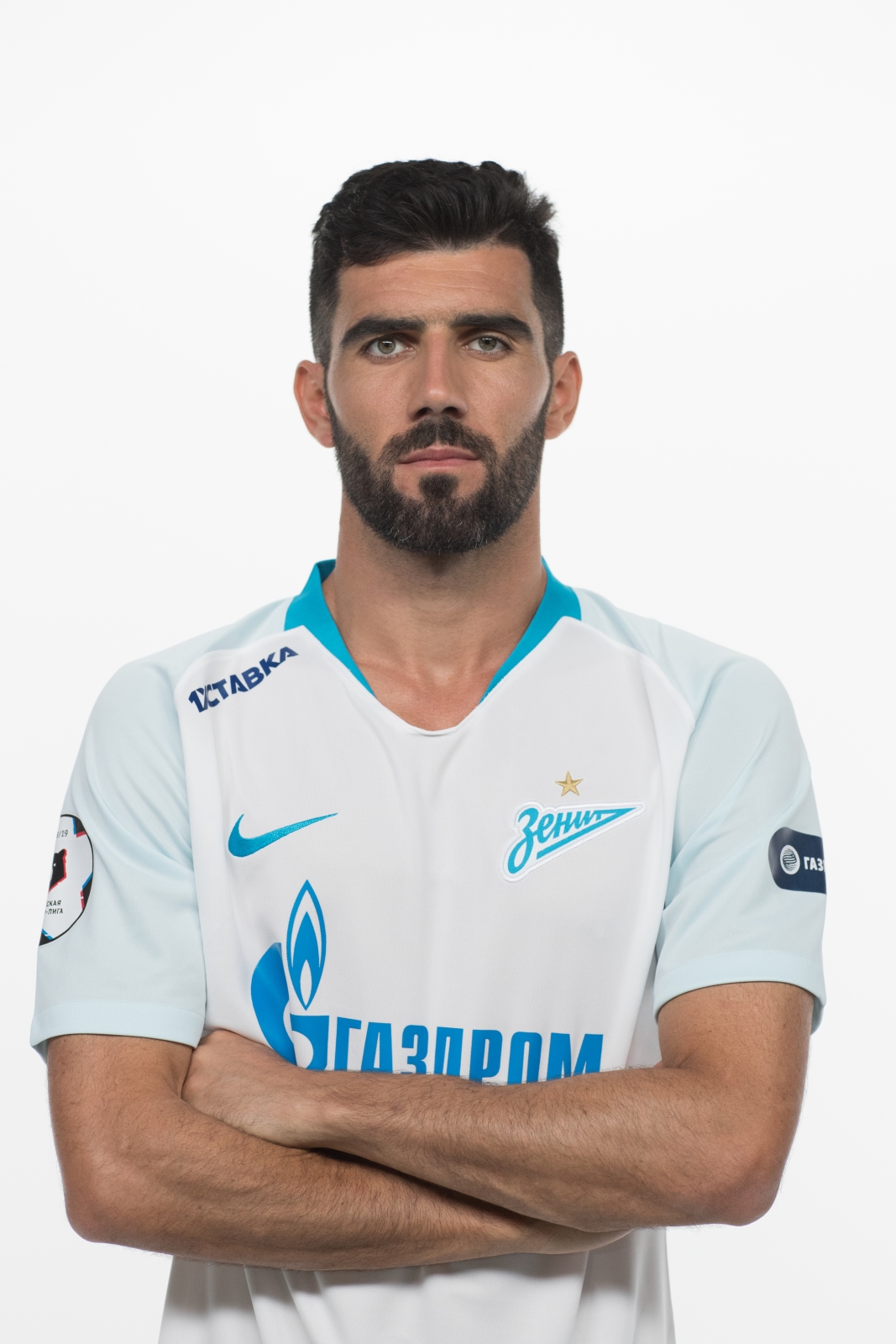 Фотосессия футболистов и тренеров основного состава ФК «Зенит» сезона 2018/19