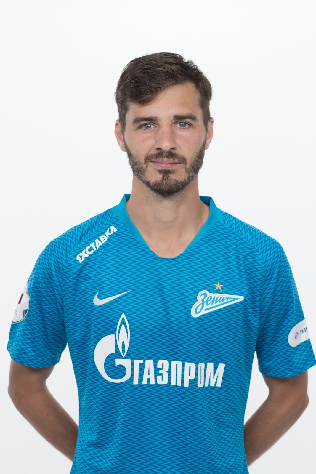 Фотосессия футболистов и тренеров основного состава ФК «Зенит» сезона 2018/19