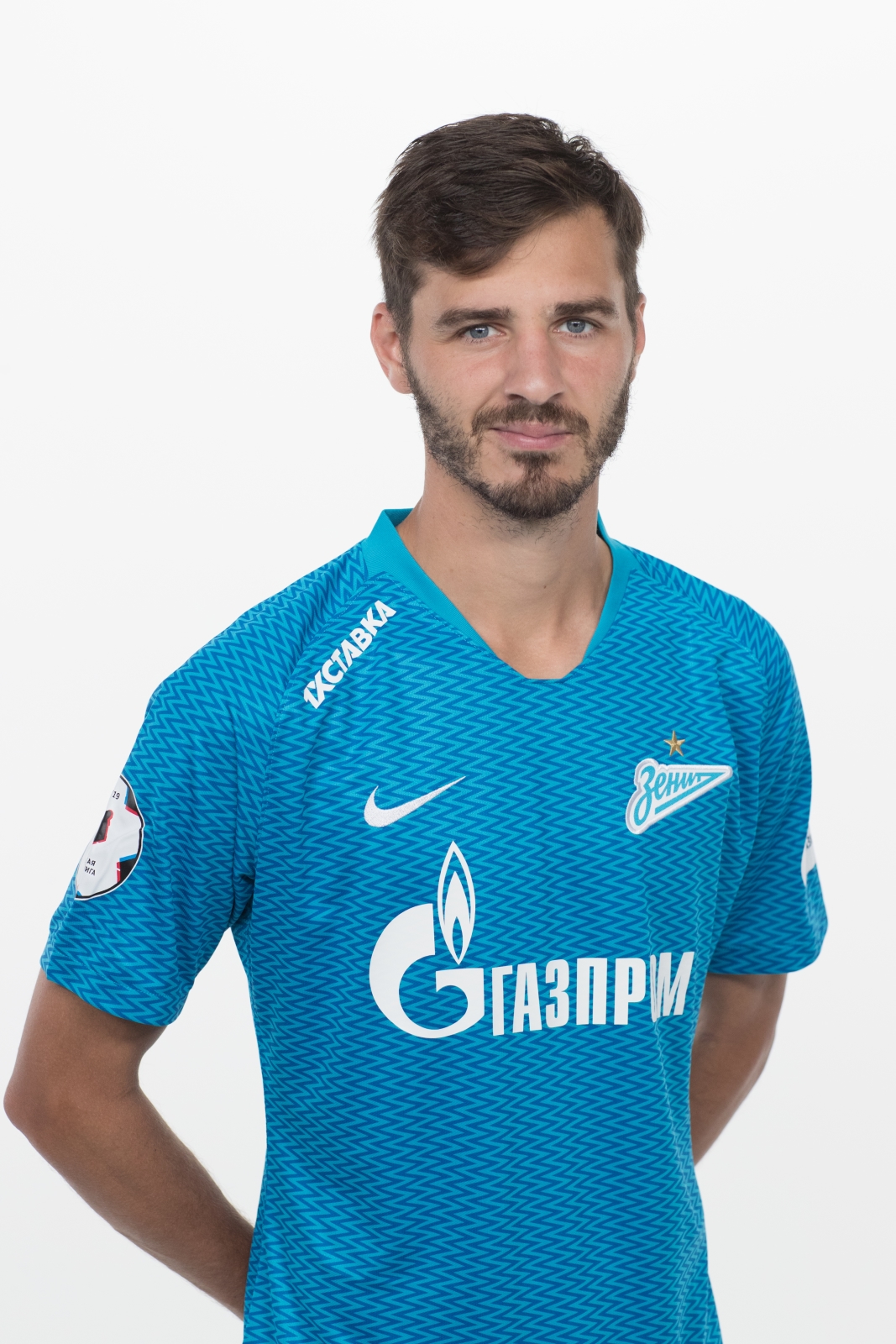 Фотосессия футболистов и тренеров основного состава ФК «Зенит» сезона 2018/19