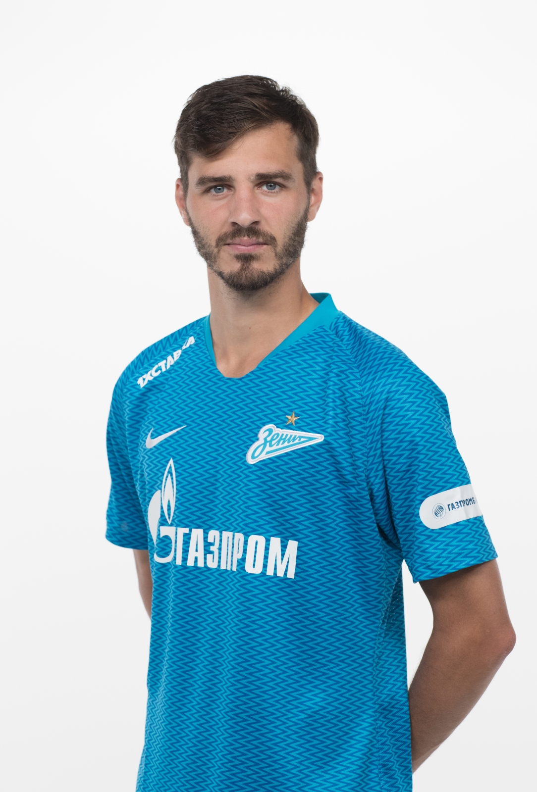 Фотосессия футболистов и тренеров основного состава ФК «Зенит» сезона 2018/19